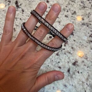 Victoria Emerson brown wrap bracelet